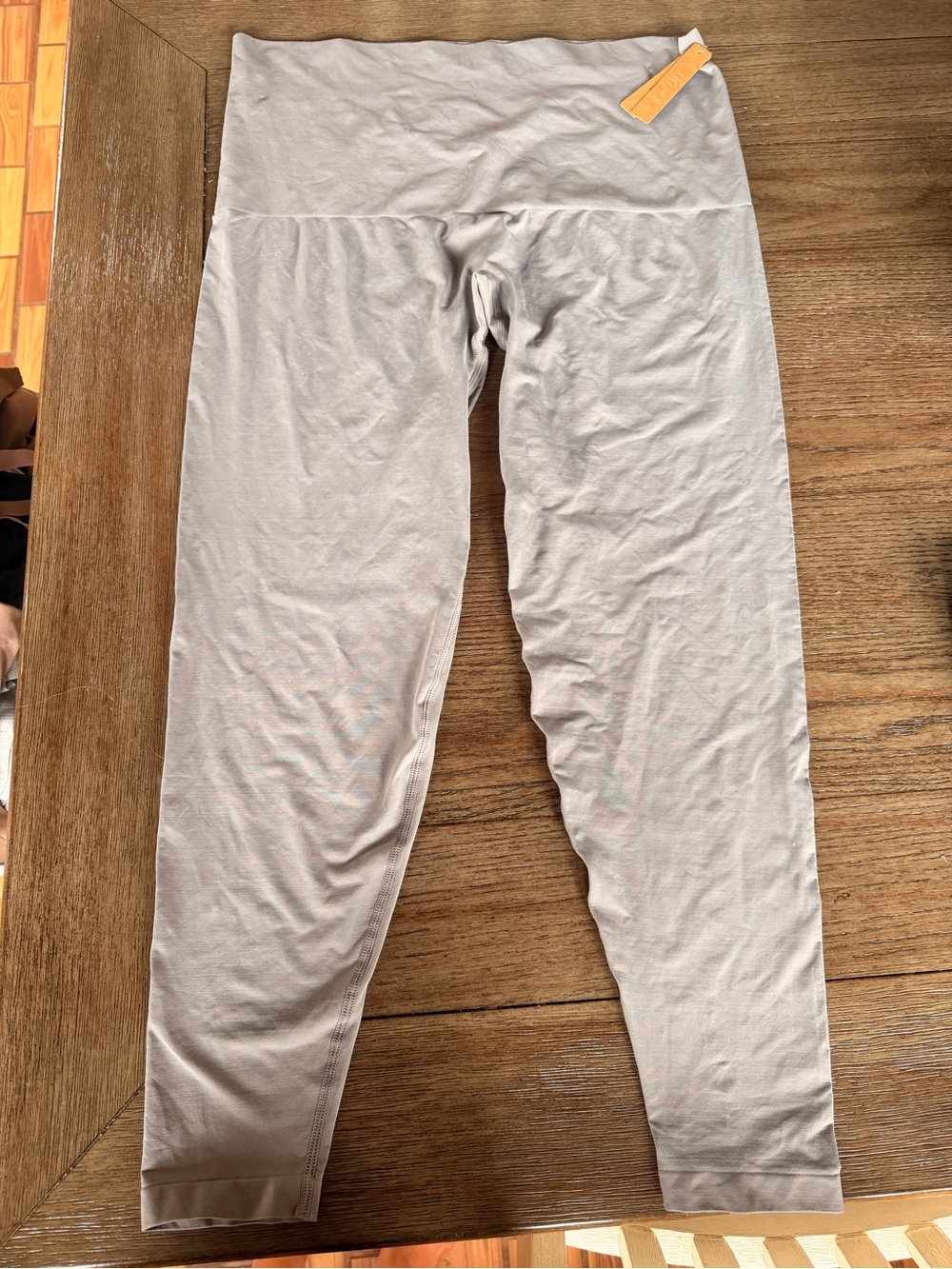 SKIMS Light Gray High-Waist Leggings